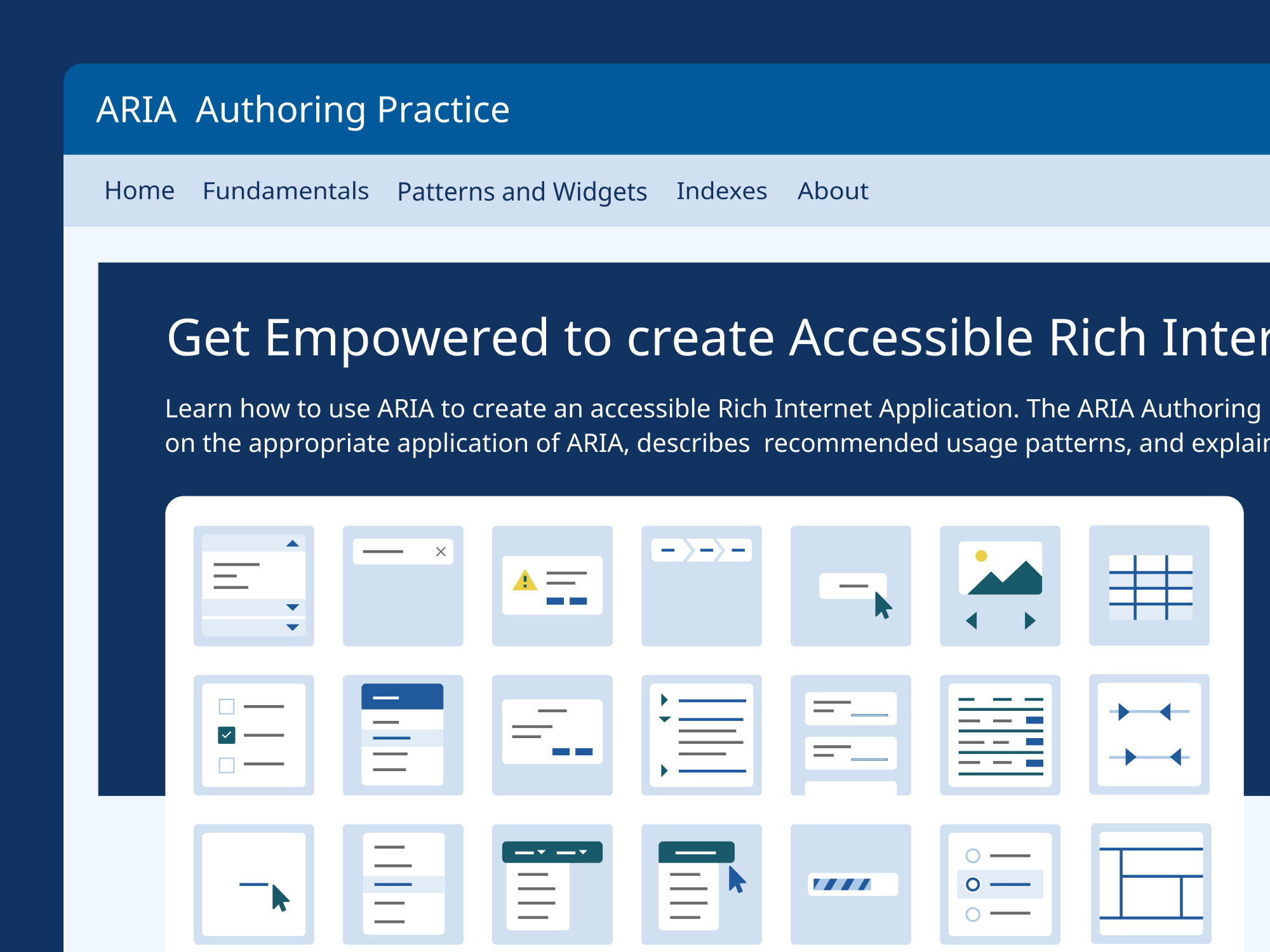 ARIA Authoring Practices Guide featured image